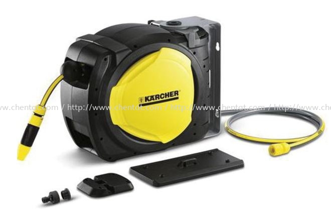 Compact Hose Reel with Auto-Hose Retraction Gardening System KARCHER