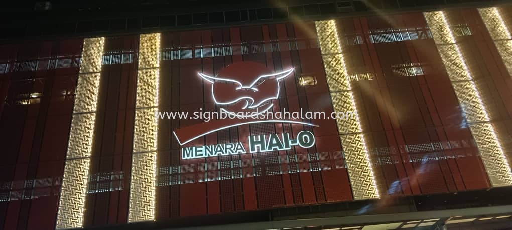 Menara Hai-O 3D LED Backlit Signage at Bukit Bintang, Pudu, Maluri, Pandan Jaya, 