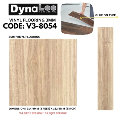 Vinyl Floor 3mm (V3-8054) (24 Pieces per box) 