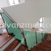 Staircase Stainless Steel With 12mm Tempered Glass  Stainless Steel Glass Railing