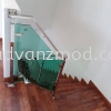 Staircase Stainless Steel With 12mm Tempered Glass  Stainless Steel Glass Railing