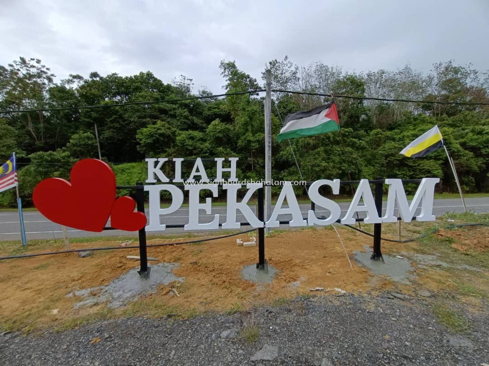 Kiah Pekasam 3D Box Up Signage without light at Setia Alam, Subang Jaya, Denai Alam, Shah Alam, Puchong.