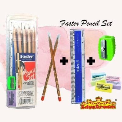 FASTER 2B PENCIL 9500 PB SET GS-F-9500-PB SET