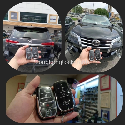 duplicate Toyota fortune car smart remote control 