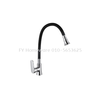 SORENTO SRTWT6783 Pillar Mounted Flexible Kitchen Tap Silicone Hose