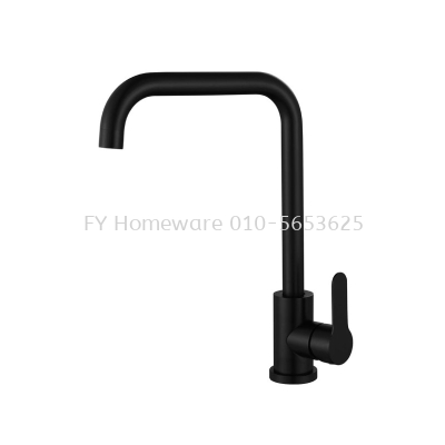 SORENTO SRTKT67SS-BL Pillar Mounted Kitchen Cold Tap Matt Black