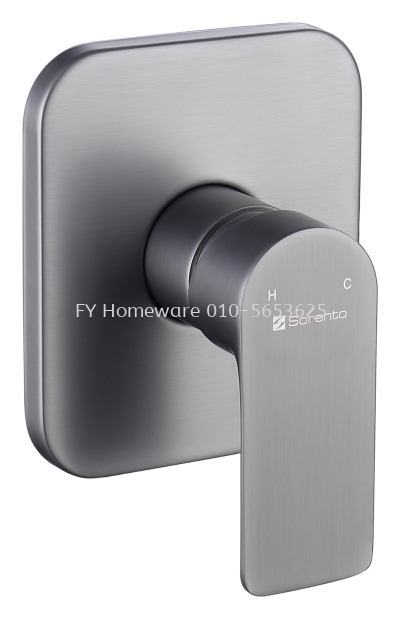 SORENTO SRTWT6823-GM Concealed Shower Mixer Tap Gunmetal