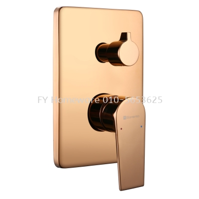 SORENTO SRTWT8262-FRG Concealed Bath & Shower Mixer Tap with Diverter Full Rose Gold