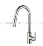 SORENTO SRTKT71SS Pillar Mounted Kitchen Mixer Tap with Pull Out Shower