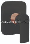SORENTO SRTWT6833-RG Concealed Shower Mixer Tap Rose Gold   Matt Black