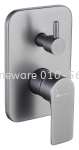 SORENTO SRTWT6826GM Concealed Bath & Shower Mixer Tap With Diverter Gunmetal