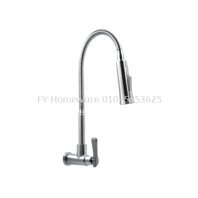 SORENTO SRTKT1861SS Wall Mounted Flexible Kitchen Tap S/Steel 304