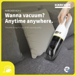 KARCHER VCH 2 BATTERY-POWERED HAND VACUUM CLEANER | 1.198-400.0