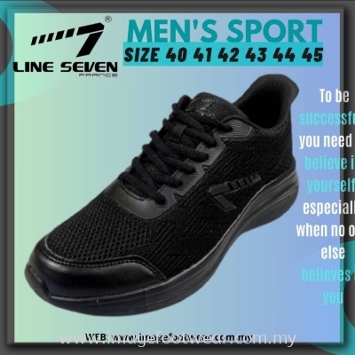 LINE 7 Men Sport Shoes -CS-2739-BLACK Colour
