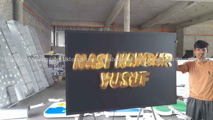 3d led boxup signbord #3dledsignboard #3dboxup #3dsignboard #3dledboxup #signboard #3dstainlesssteel at Kuala Lumpur Jalan Ipoh Sunway City Cheras Puchong Banting Pudu Klang Meru Sentul 