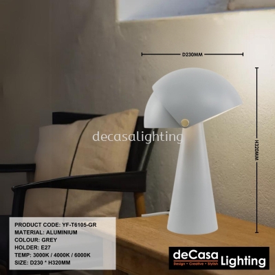 MODERN TABLE LAMP (YF-T6105-GR)