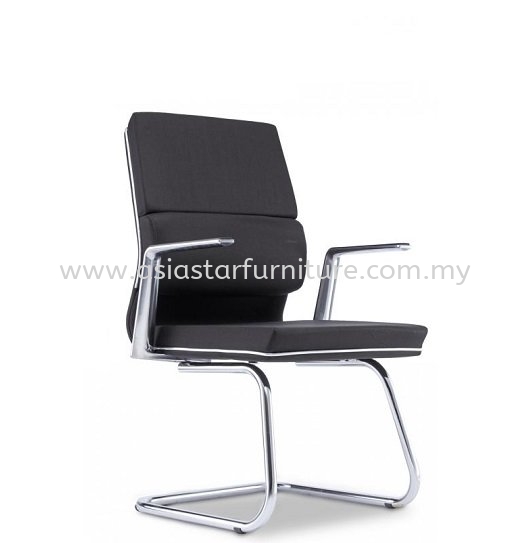 NADIRA VISITOR DIRECTOR CHAIR | LEATHER OFFICE CHAIR KAJANG SELANGOR