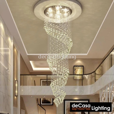 HIGH CEILING CRYSTAL PENDANT LIGHT (JO-HC1562)