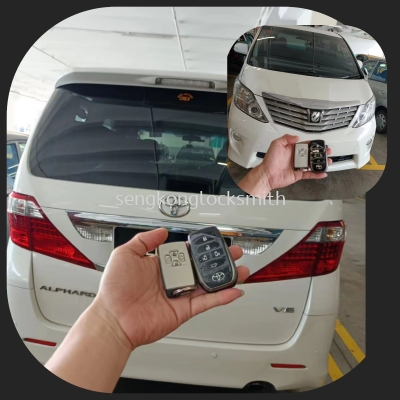 Duplicate Toyota Alphard car smart key controller