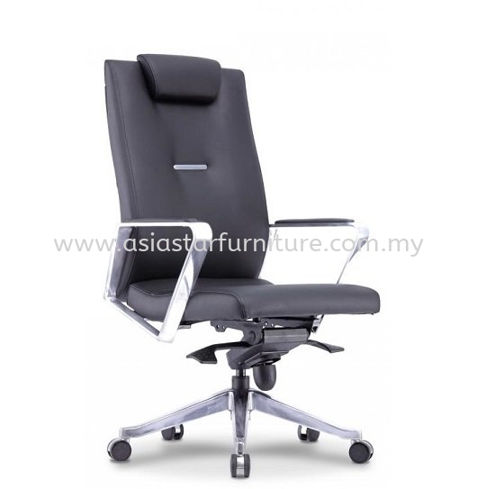 BOSTON MEDIUM BACK DIRECTOR CHAIR | LEATHER OFFICE CHAIR KEPONG KL MALAYSIA