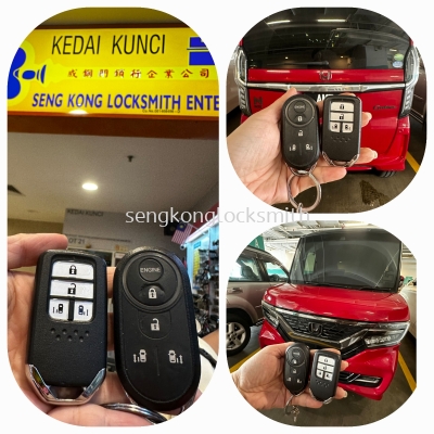 Duplicate Honda custom car smart key controller