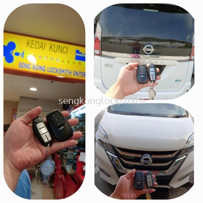 Duplicate Nissan Serena C27 car smart key controller
