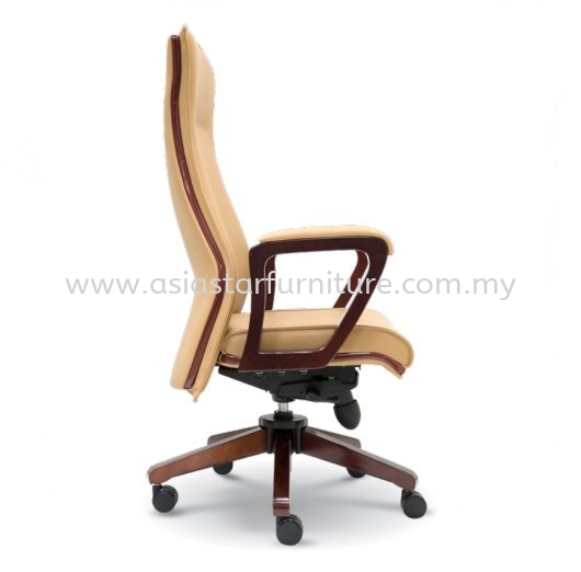 EMILY HIGH BACK DIRECTOR CHAIR | LEATHER OFFICE CHAIR ARA DAMANSARA PJ