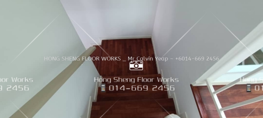 Staircase _ wooden floor polish (Within KL area) 