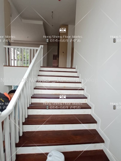 Staircase _ wooden floor polish (Within KL area) 