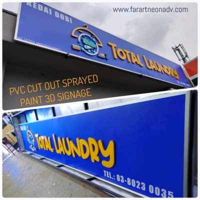 3D BOX UP PVC SIGN