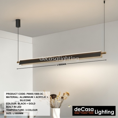 MODERN LONG LED DESIGNER PENDANT LIGHT (P8955-1800-3C)