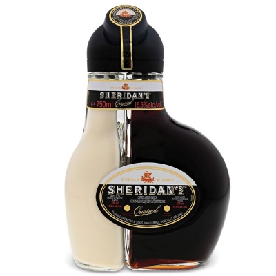 SHERIDAN'S DOUBLE ( CHOCOLATE=500ML + VANILLA=250ML )