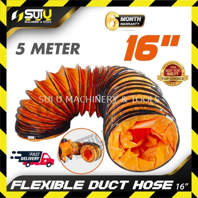 5M 16" Duct Hose for Ventilation Fan