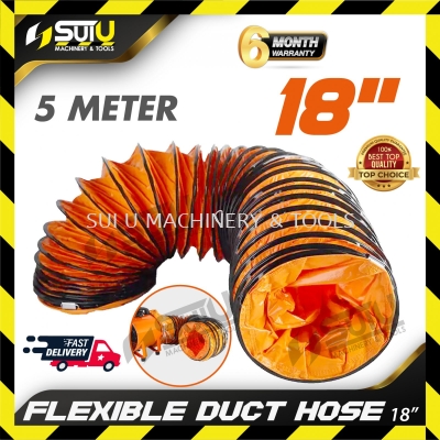 5M 18" Duct Hose for Ventilation Fan