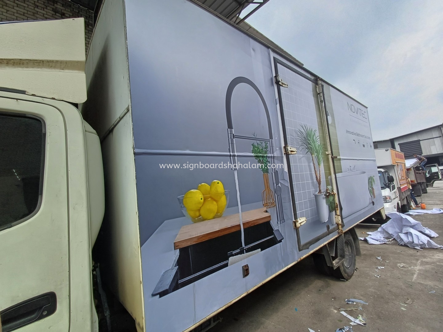 Pakai Industries #Trucklorrysticker #vansticker #wallpaper #3dled #3dboxup at Selangor, Puncak Jalil, Bukit Jalil