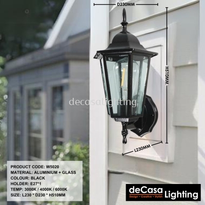 OUTDOOR WALL LIGHT (W5020)