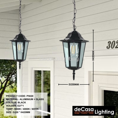 OUTDOOR HANGING LIGHT (P5020)