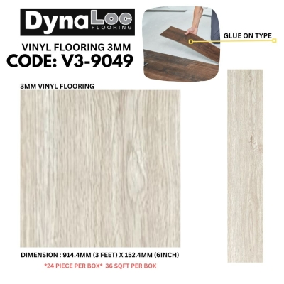 3mm Vinyl Flooring (24 pcs per box) ( V3-9049 )