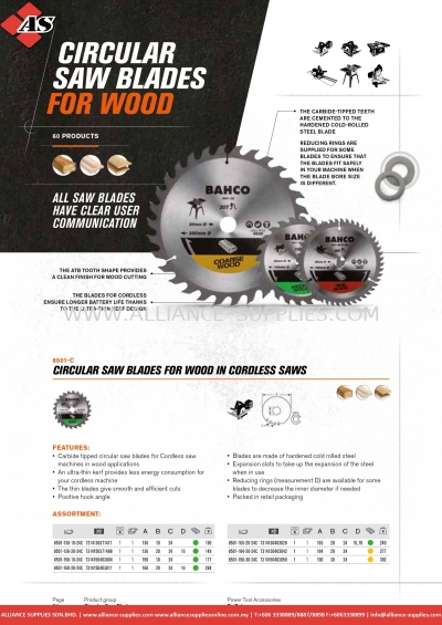 BAHCO Circular Saw Blades For Wood