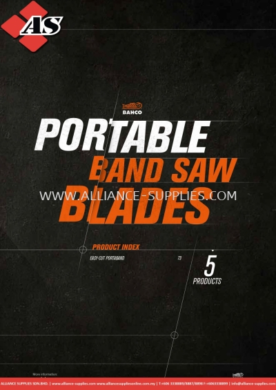 BAHCO Portable Band Saw Blades 