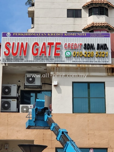 Sun Gate Petaling Jaya - 3D Box Up Lettering Led Conceal Frontlit