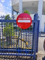 No Entry Signage