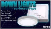 LED Downlight - 12W / 18W / 30W (Round and Square Type) Featured Products Nutec LED Lights