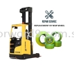 Change Reach Truck Forklift Wheel Singapore Reach Truck Servicing Singapore Repairing / Servicing / Maintenance of Material Handling Equipment Singapore Others