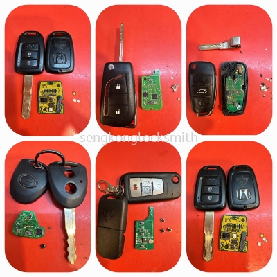 Repair car remote control