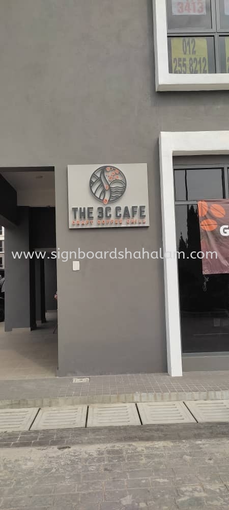 The 3C cafe #3Dboxupsignage #3Dledboxup #signboardmaker #Panta Tanda #3DBoxUp #3DSignboard at Setia Alam |  BUKIT BERUNTUNG | BATANG KALI | ULU YAM | KLANG | PORT KLANG