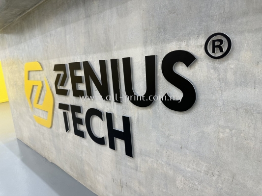 Zenius Tech (Setia Alam) - Laser Cut Out 3D Acrylic