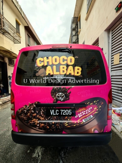 Choco Albab Van Vehicle High Resolution Premium Quality Long Lasting Truck Sticker Installation Service Selangor, Klang Valley, KL, Shah Alam, Jenjarom, Balakong