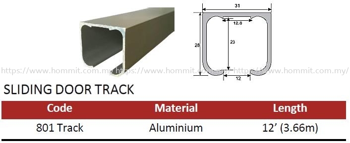Sliding Door Track Rollers, Tracks & Furniture Accessories Selangor ...