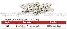 Sliding Door Roller Set 501 Rollers, Tracks & Furniture Accessories